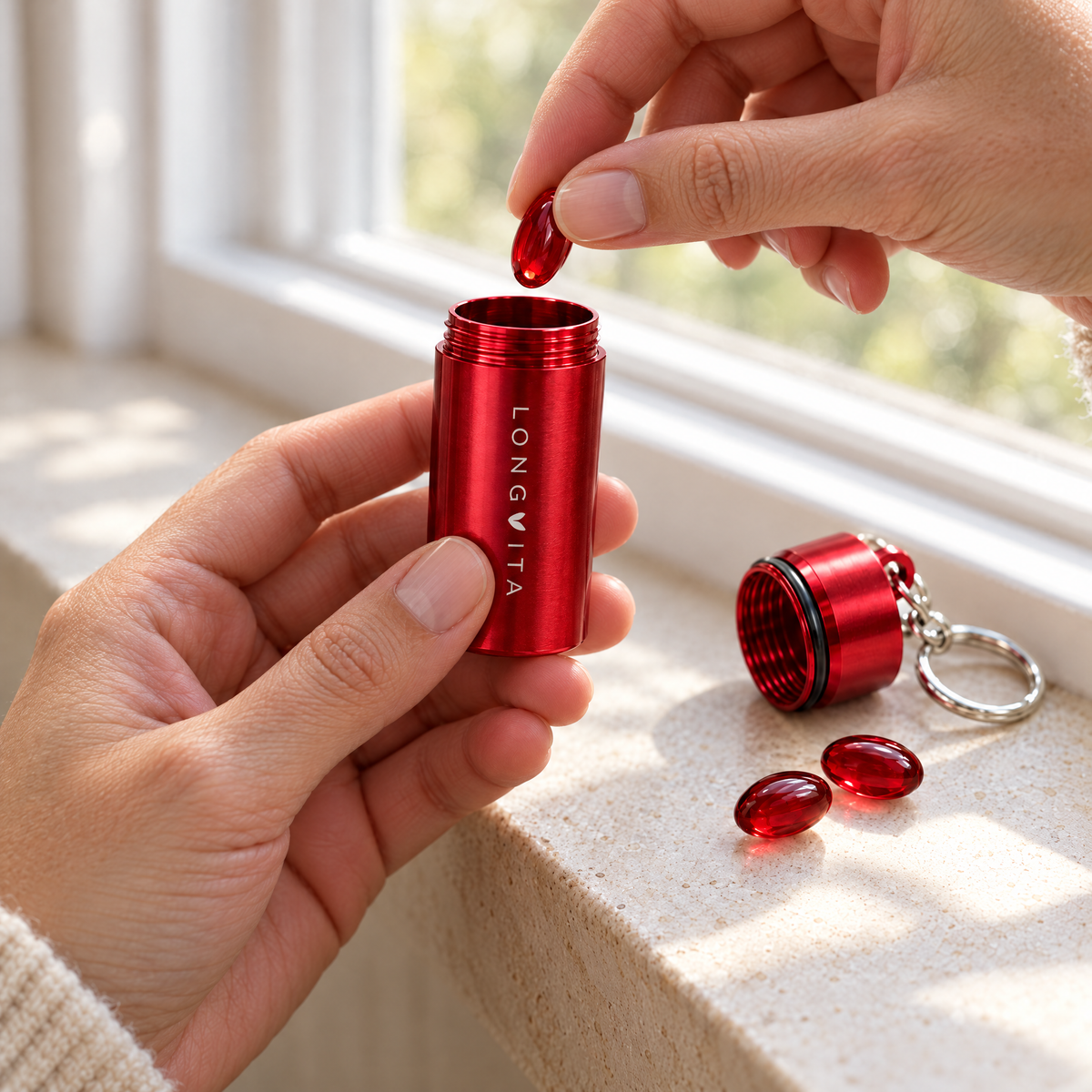 LongVita® On‑the‑Go Softgel Case