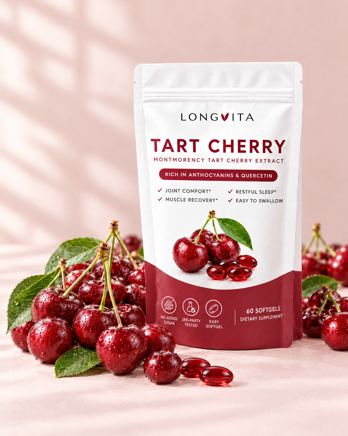LongVita® Montmorency Tart Cherry Softgels
